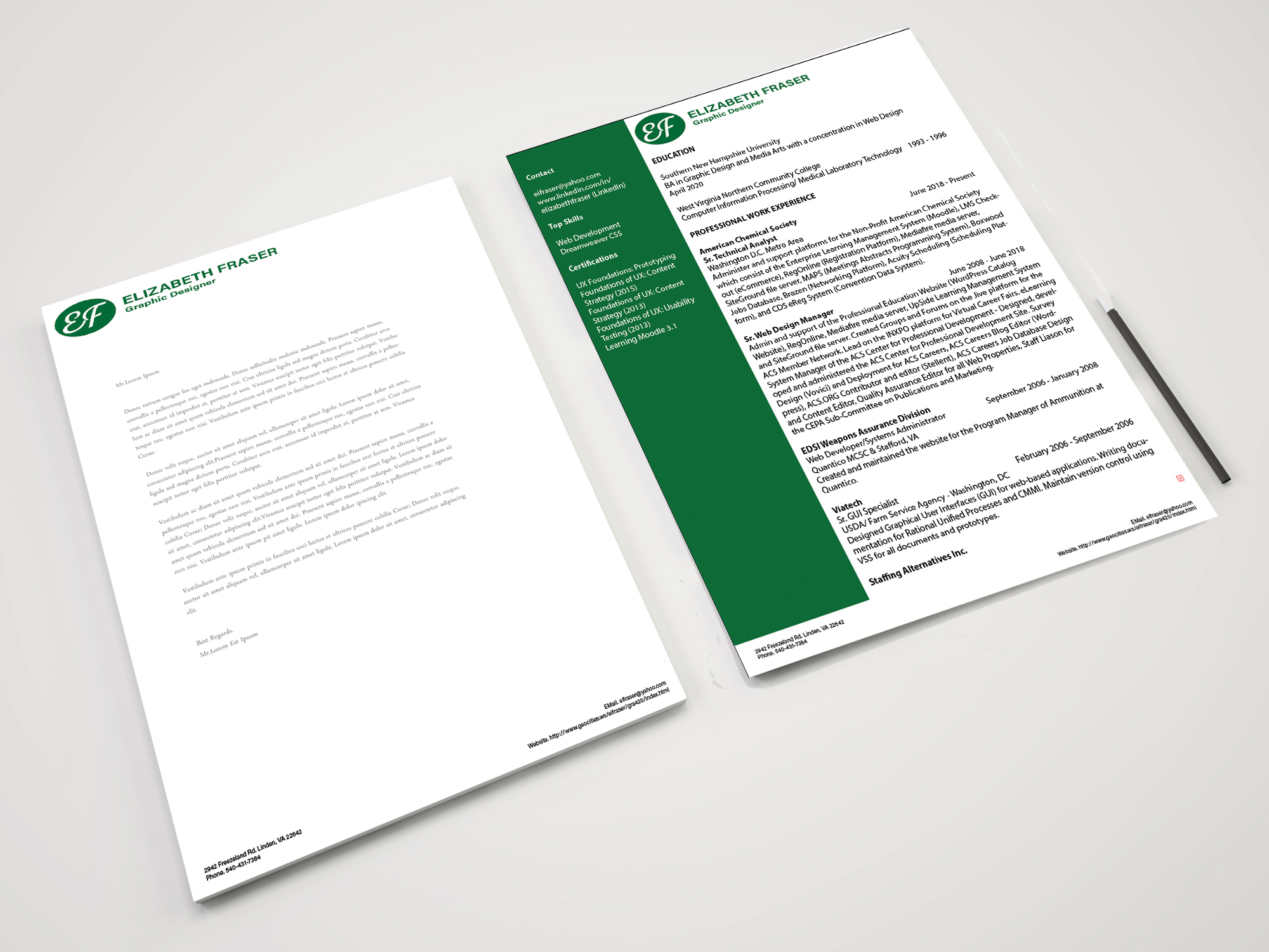 Resume and Cover Letter